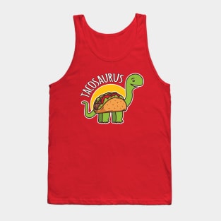 Tacosaurus Cinco de Mayo Taco Dinosaur Tank Top